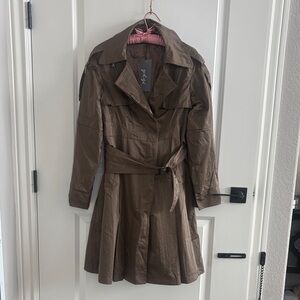 Elegant Tan Trench Coat